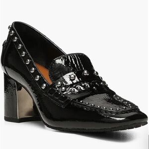 Donald Pliner Cormac Stud Block Heel Loafer EUC, worn once